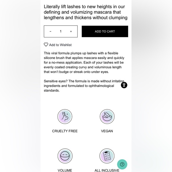 OFRA COSMETICS HD VOLUMIZING MASCARA in BLACK - BRAND NEW in the box! - Picture 8 of 11